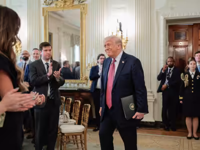 Trump reads 2 Chronicles 7 11–22 at America Reads the Bible event