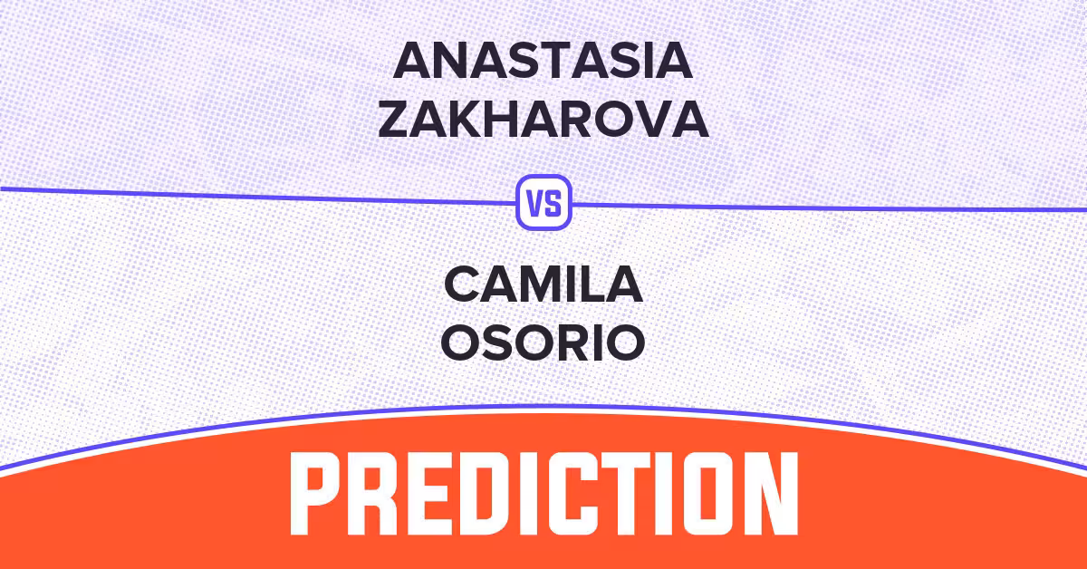 Camila Osorio favored over Anastasia Zakharova in Madrid opener