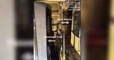 Wmata says 11 hurt after work vehicle hits Silver Line train at Metro Center