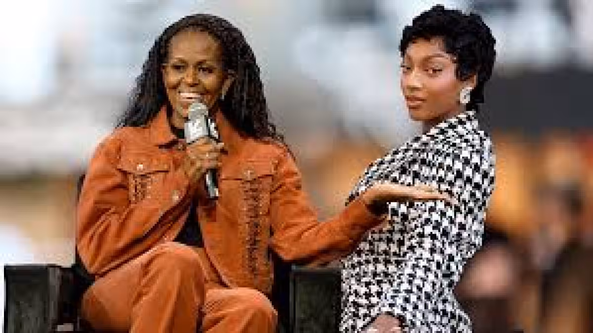 Angel Reese joins Michelle Obama in a high-profile WNBA moment