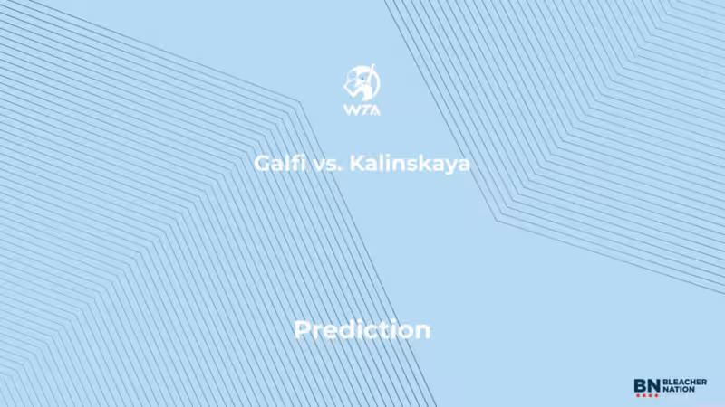 Galfi vs. Kalinskaya Prediction at the Mutua Madrid Open – Thursday, April 23
