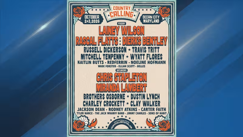Country Calling Festival unveils 2026 lineup