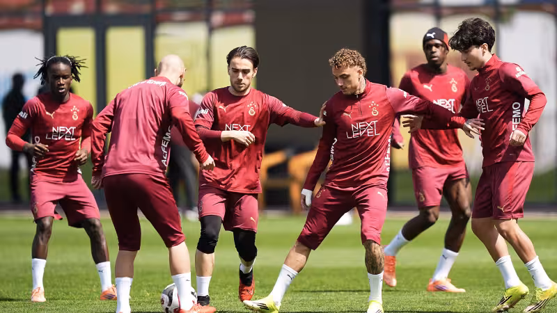 Galatasaray Vs Gençlerbirliği: Okan Buruk Leads Training at Kemerburgaz