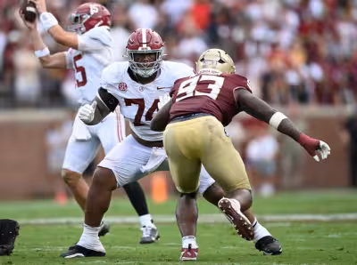 Kadyn Proctor’s Eagles visit, Alabama ties draw draft-day buzz in Pittsburgh
