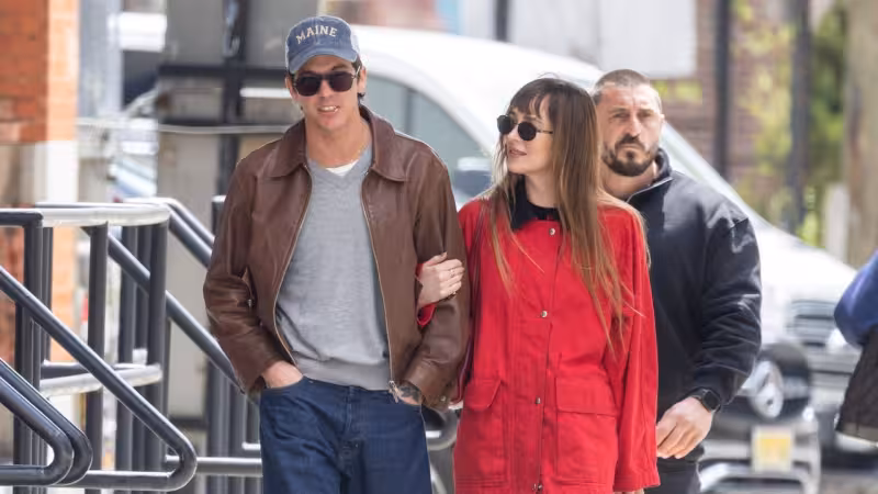 Dakota Johnson Triples up on The Row, Accessorizes With Role Model