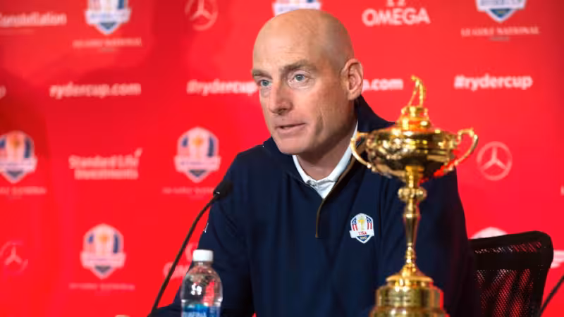 Jim Furyk returns as U.S. Ryder Cup captain for 2027 in Ireland