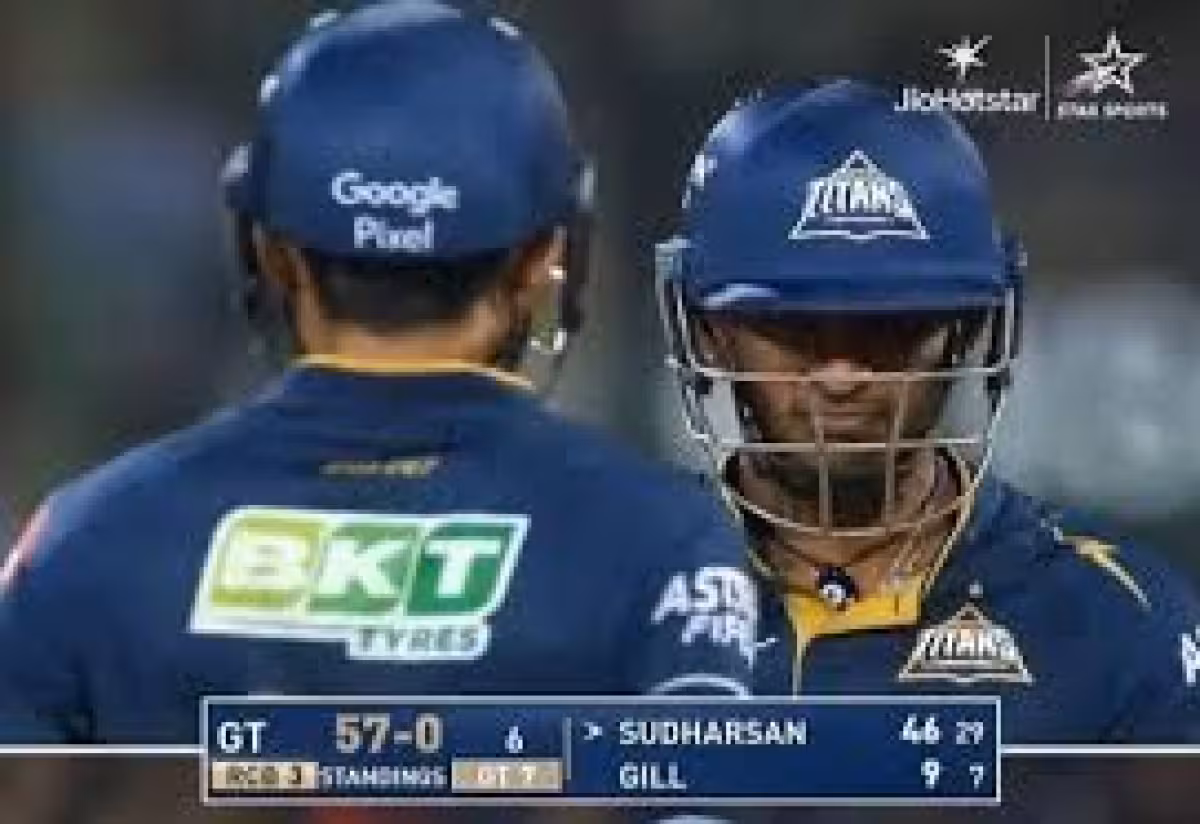 Sai Sudharsan sparks Gujarat Titans’ strong start against RCB in IPL 2026