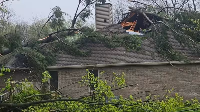 National Weather Service surveys storm damage in St. Joseph County