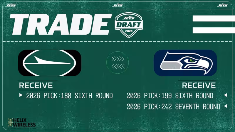 Jets Trade Up in Round 6 of the 2026 NFL Draft