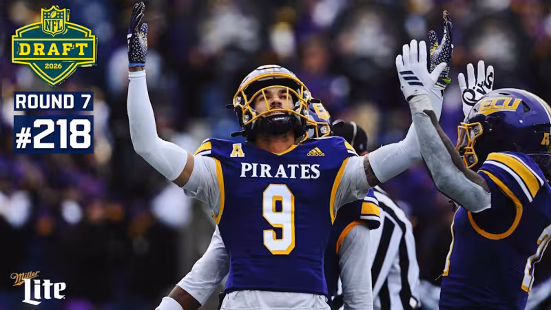 Anthony Smith East Carolina: Cowboys take speedy receiver at No. 218
