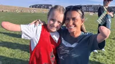 Carson Pickett inspires 9-year-old Hayden Stine after surprise soccer meeting