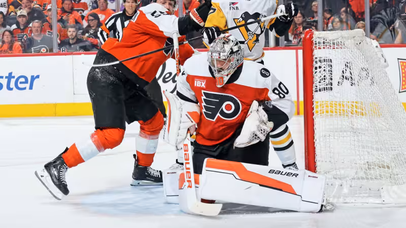 Denver Barkey scores first playoff goal as Flyers chase Penguins sweep