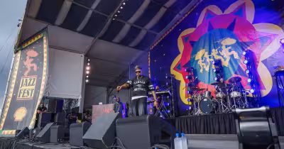 Jason Isbell keeps it spare at Jazz Fest, with Tyler Childers waiting behind him