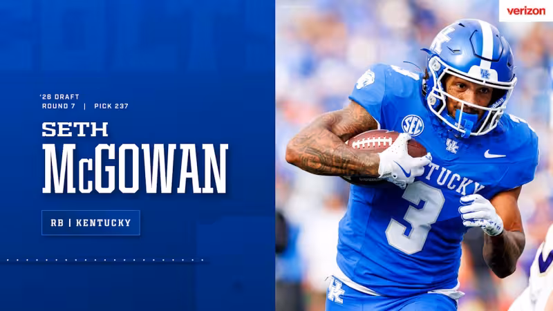 Seth Mcgowan goes to Colts in seventh round after winding path
