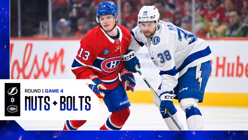 Skyler Gill Howard: Lightning try to level series in Game 4 at Bell Centre