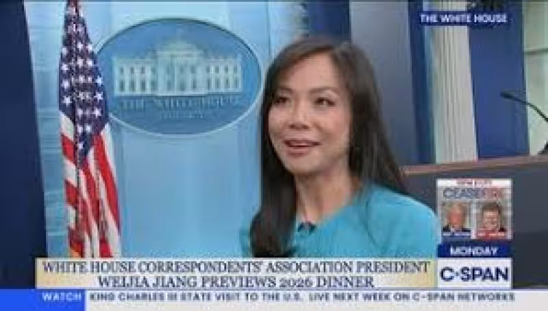 Weijia Jiang page notes WHCA 2026 Dinner, but offers no event details