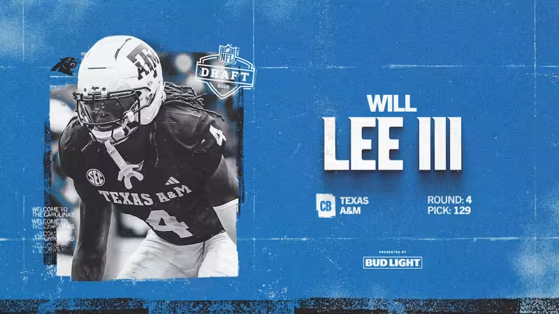 Will Lee Iii gives Panthers size, experience in 2026 NFL Draft