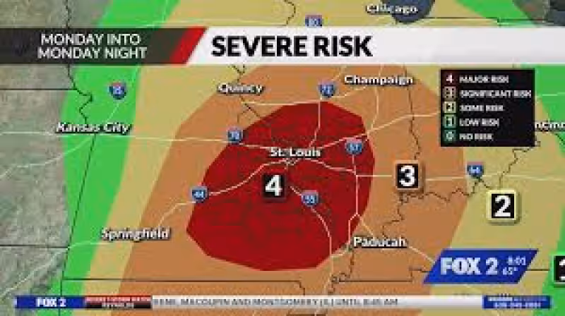 Ksdk: St. Louis schools dismiss early as severe weather moves through area