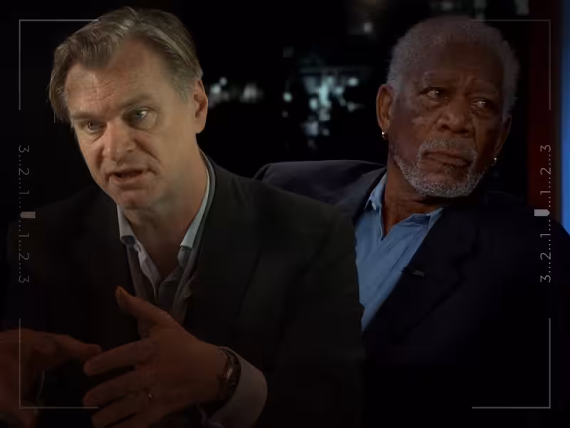 Christopher Nolan broke the habit of a lifetime for Morgan Freeman
