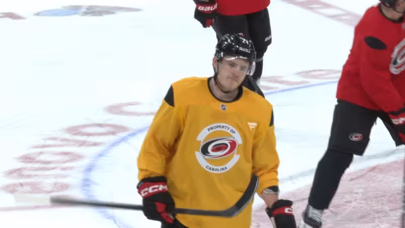 Carolina Hurricanes look to stay sharp with physical practice while awaiting second-round opponent