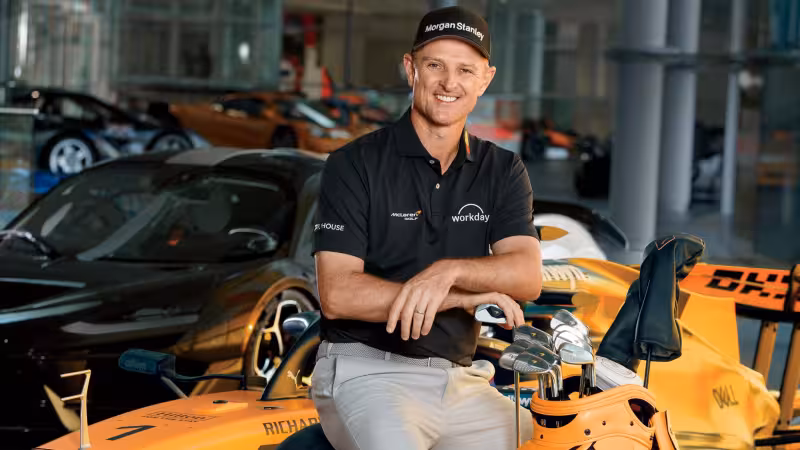 Justin Rose set to debut McLaren clubs as golf brand launches