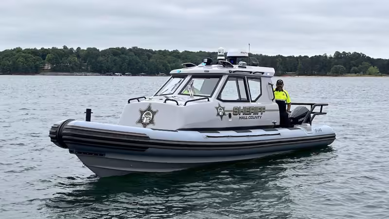 Hall County Sheriff’s Office launches Lake Lanier patrols with new high-tech boat - Now Georgia
