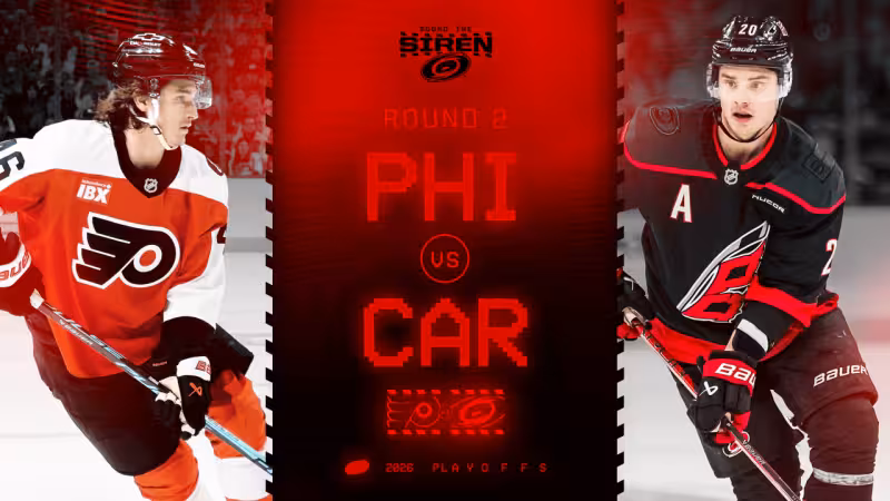 Canes To Face Flyers In Round 2 Of 2026 Stanley Cup Playoffs | Carolina Hurricanes