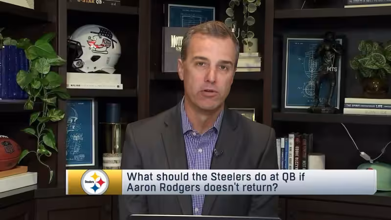 Rich Eisen debate Steelers backup plans if Aaron Rodgers misses 2025