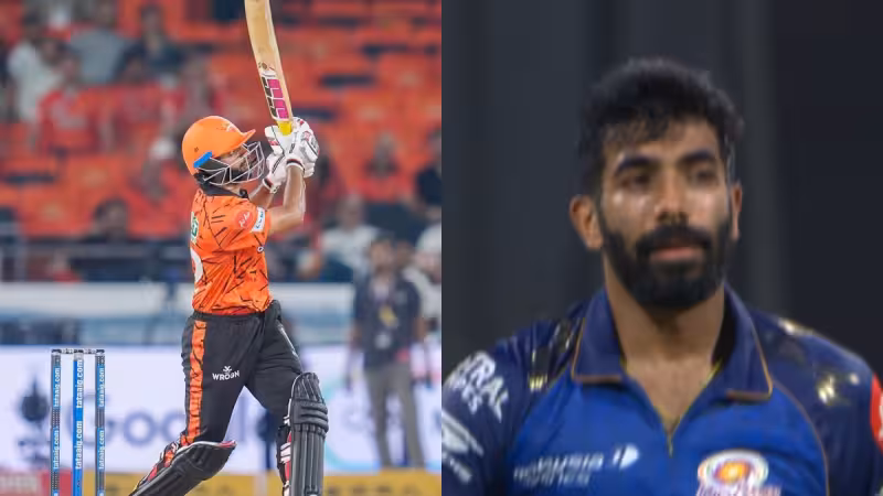 Salil Arora's no-look six off Bumrah lights up SRH win over Mumbai Indians