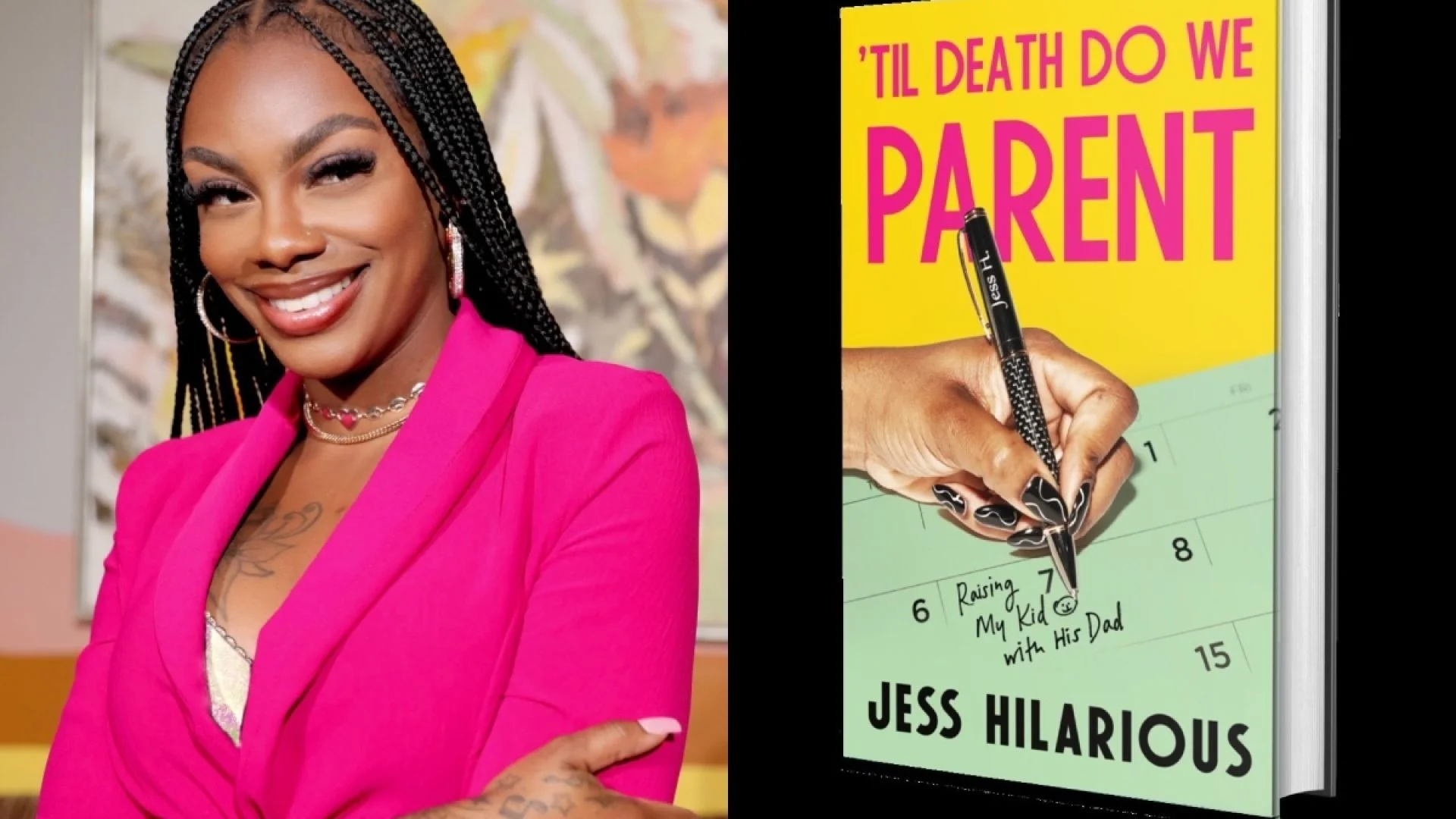 Jess Hilarious says new book turns co-parenting strain into a shared story