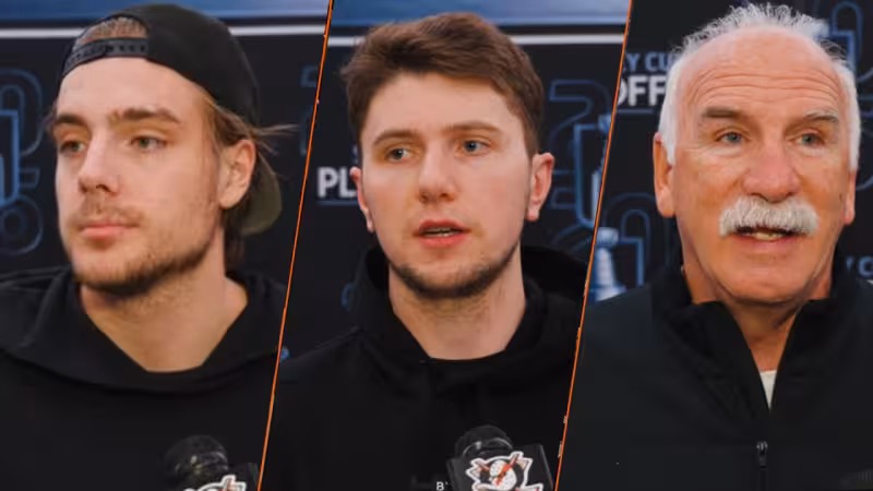Ducks Discuss Turning Things Around in Game 6 | Anaheim Ducks