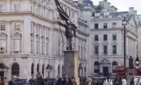 Banksy Statue London draws crowds after possible new work appears in Waterloo Place