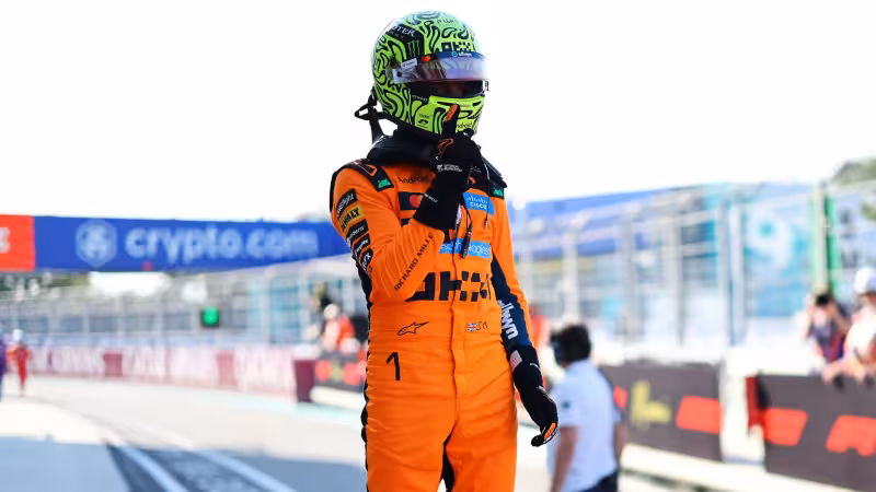 Norris seizes pole in Miami Sprint Qualifying