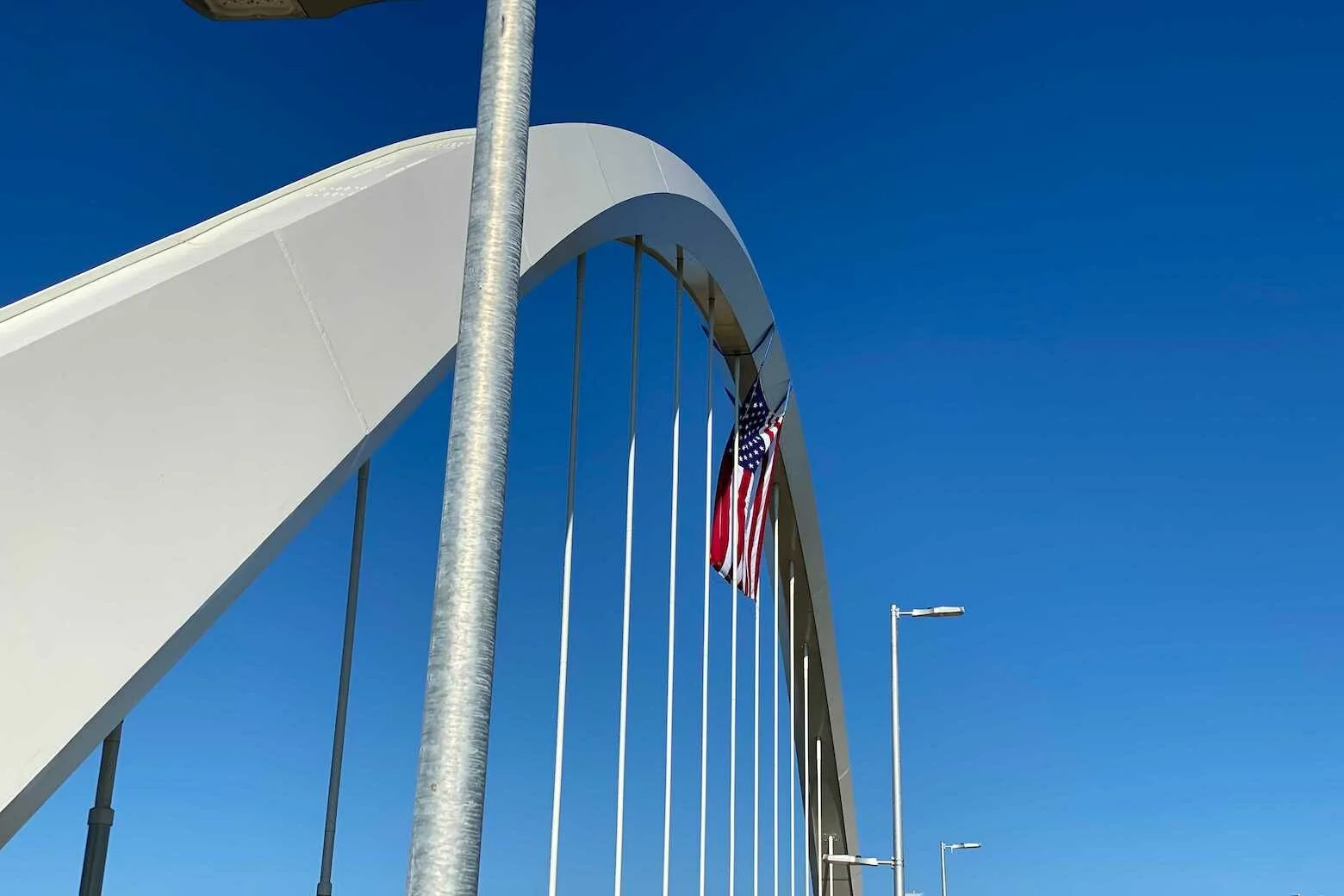 Frederick Douglass Bridge closed after person scales arch in D.C.