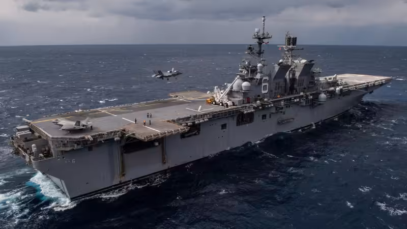 Navy says aviators can no longer command amphibious warships