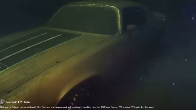 Maine officials hope to solve mystery of car found at bottom of Sebago Lake