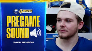 Zach Benson scores first playoff point as Sabres rout Bruins 6-1 in Game 4