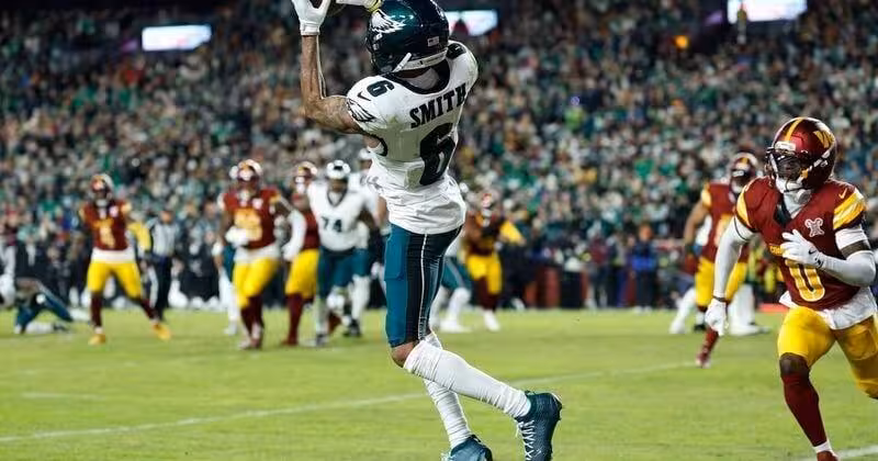 DeVonta Smith is focused on doing his job amid A.J. Brown trade talk