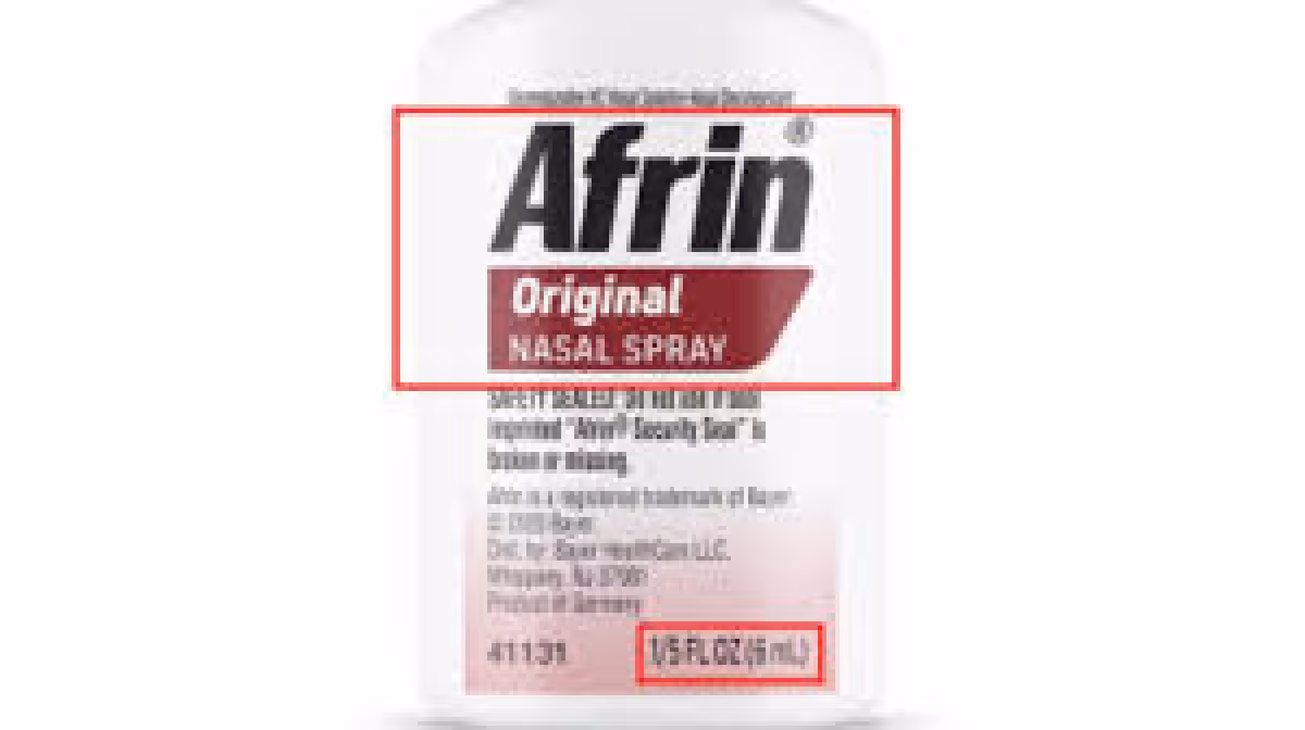 Afrin Recall: Bayer Pulls Nearly 800,000 Travel-Size Nasal Spray Bottles
