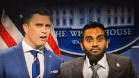 Aziz Ansari plays Kash Patel in SNL cold open as season nears end