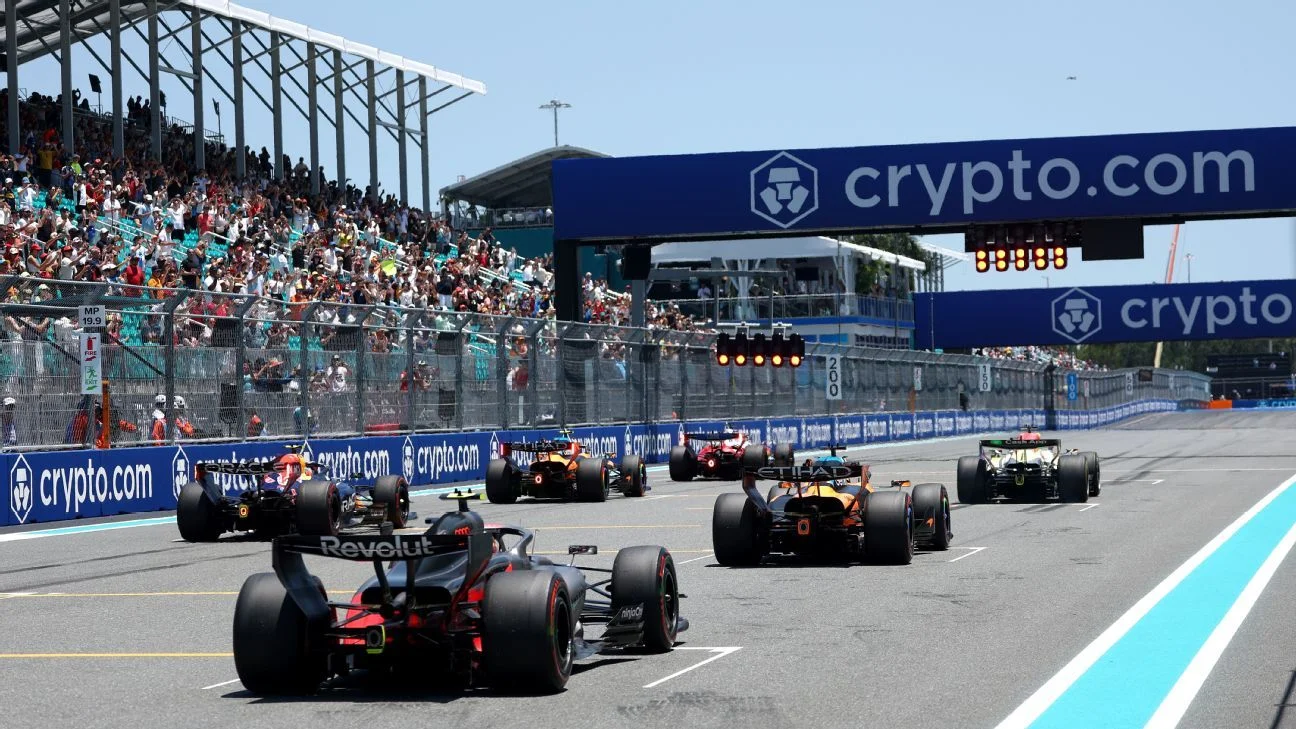 F1 Tv watch: Miami Grand Prix could be hit by thunderstorms Sunday