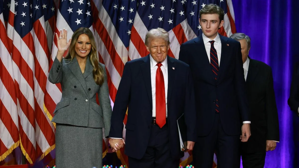 Lara Trump shuts down Barron Trump time traveler theory on podcast