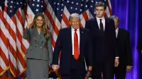 Lara Trump shuts down Barron Trump time traveler theory on podcast