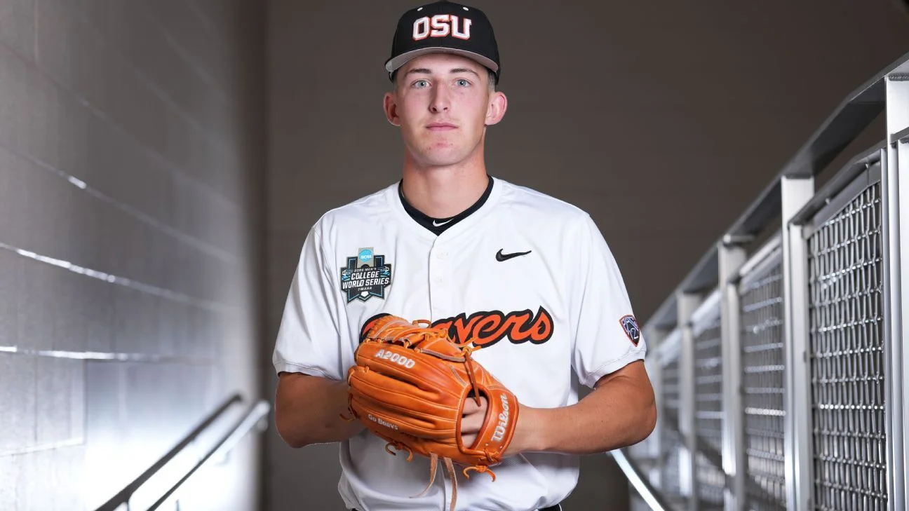 Oregon State Baseball loses ace Dax Whitney to UCL surgery, ESPN reports