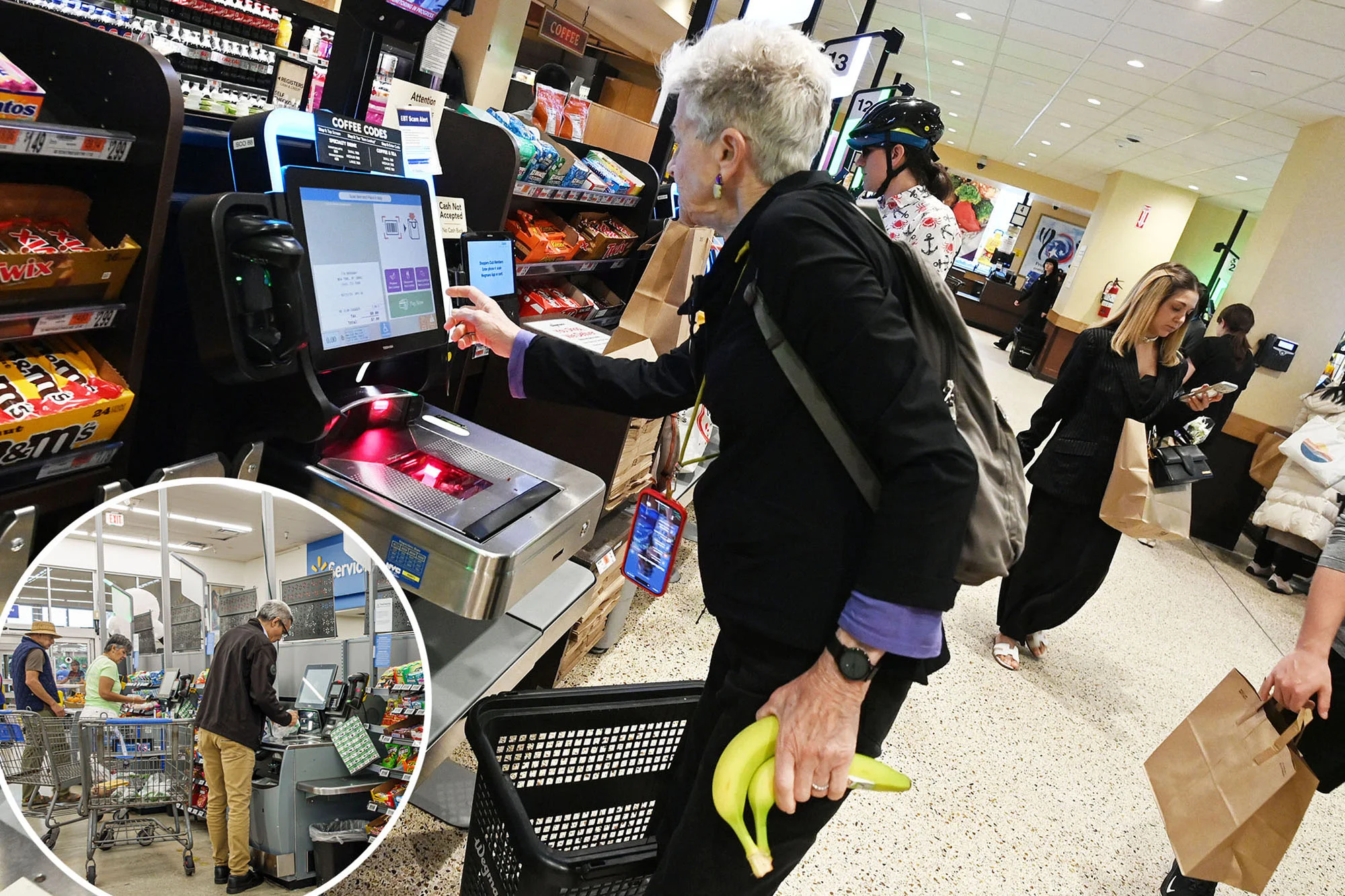 Self-checkout rollback spreads as Walmart removes machines in Philadelphia