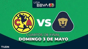América - Pumas: Liguilla quarterfinal set for Sunday at Estadio Banorte