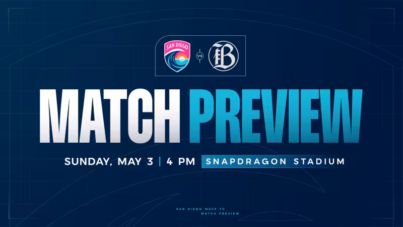 Match Preview: San Diego Wave FC Return Home to Host Bay FC on Kids Night - San Diego Wave Fútbol Club