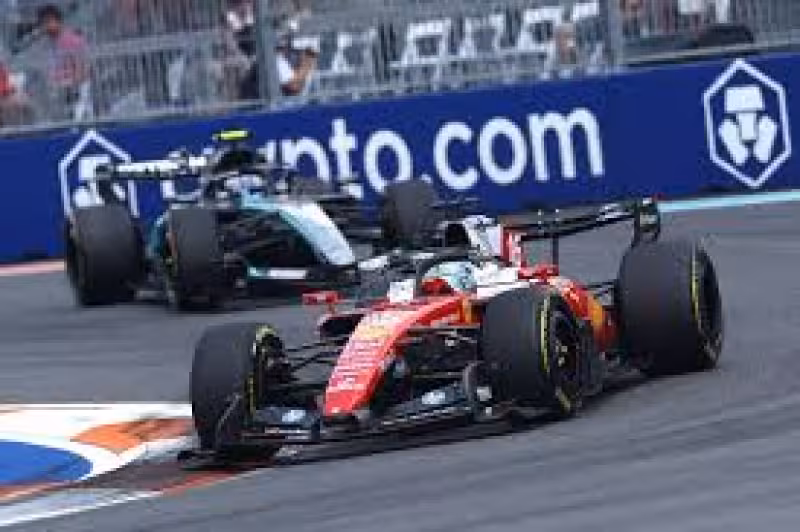 Charles Leclerc was "a bit harsh" on Kimi Antonelli in Miami sprint, but hopes he "calms down"