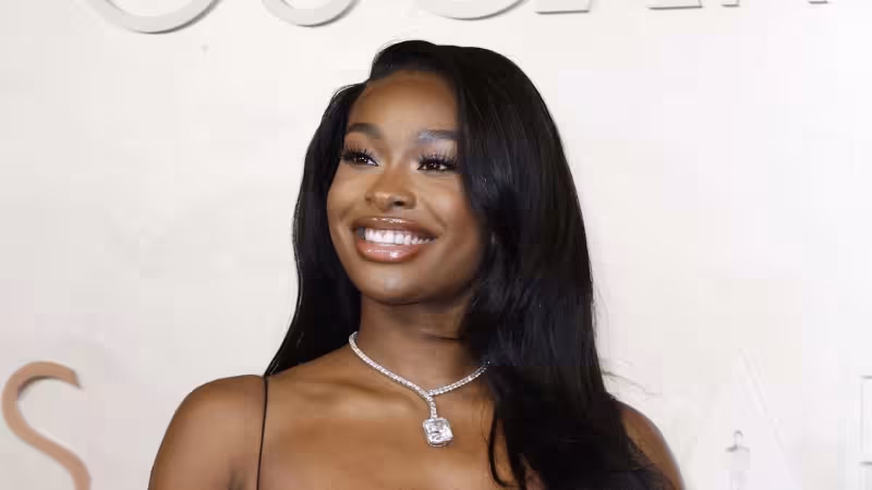 Donovan Mitchell's Fiancée Coco Jones Rocks Hot Pink Dress Before Raptors-Cavs Game 7