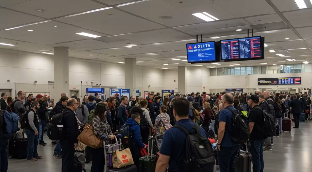 Delta Cancellations Mount as 376 Flights Scrapped in Three Days